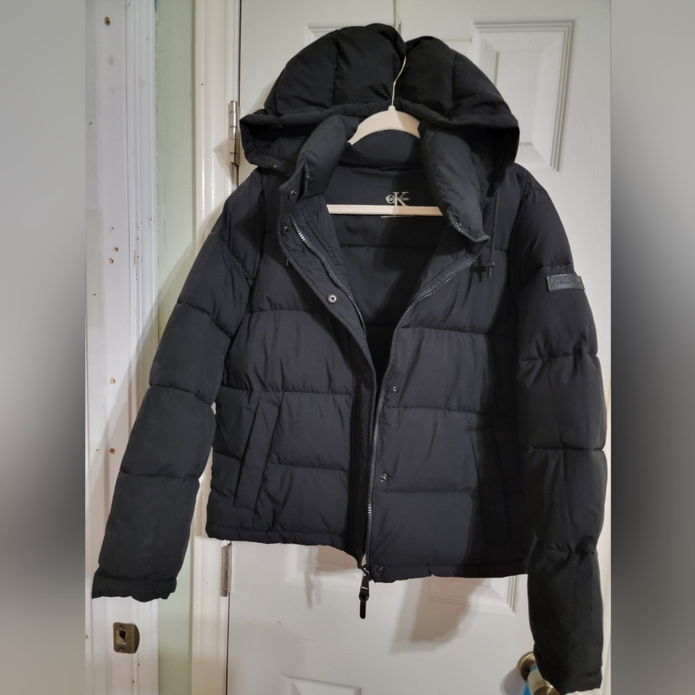 Calvin Klein Black Quilted Jacket